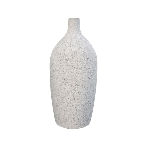 Tall Necked White Vase