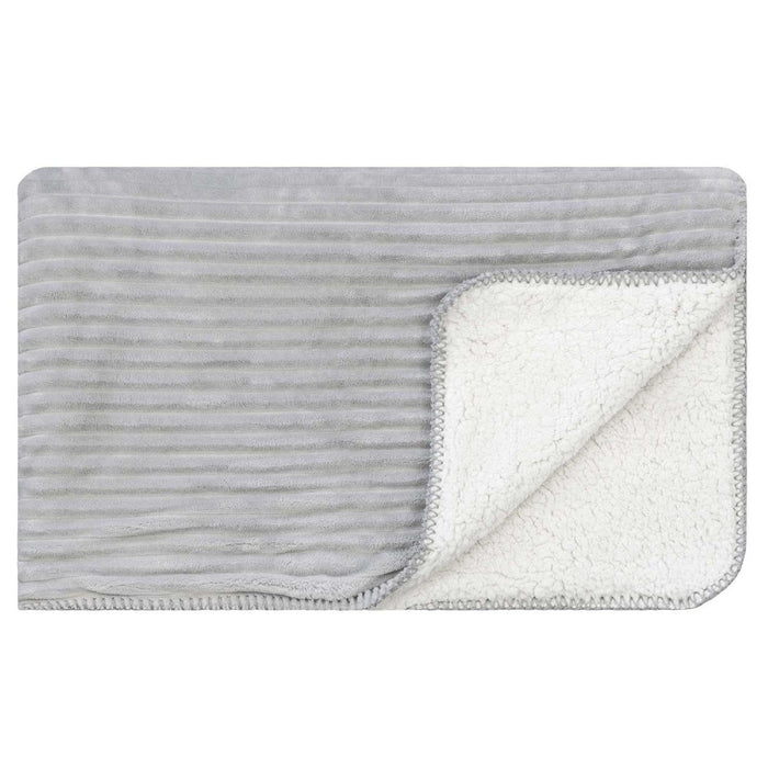 Cord Stitch Sherpa Throw - The Furniture Store & The Bed Shop