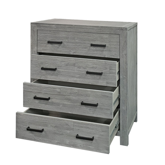 Hudson Tallboy - 4 Drawer - The Furniture Store & The Bed Shop