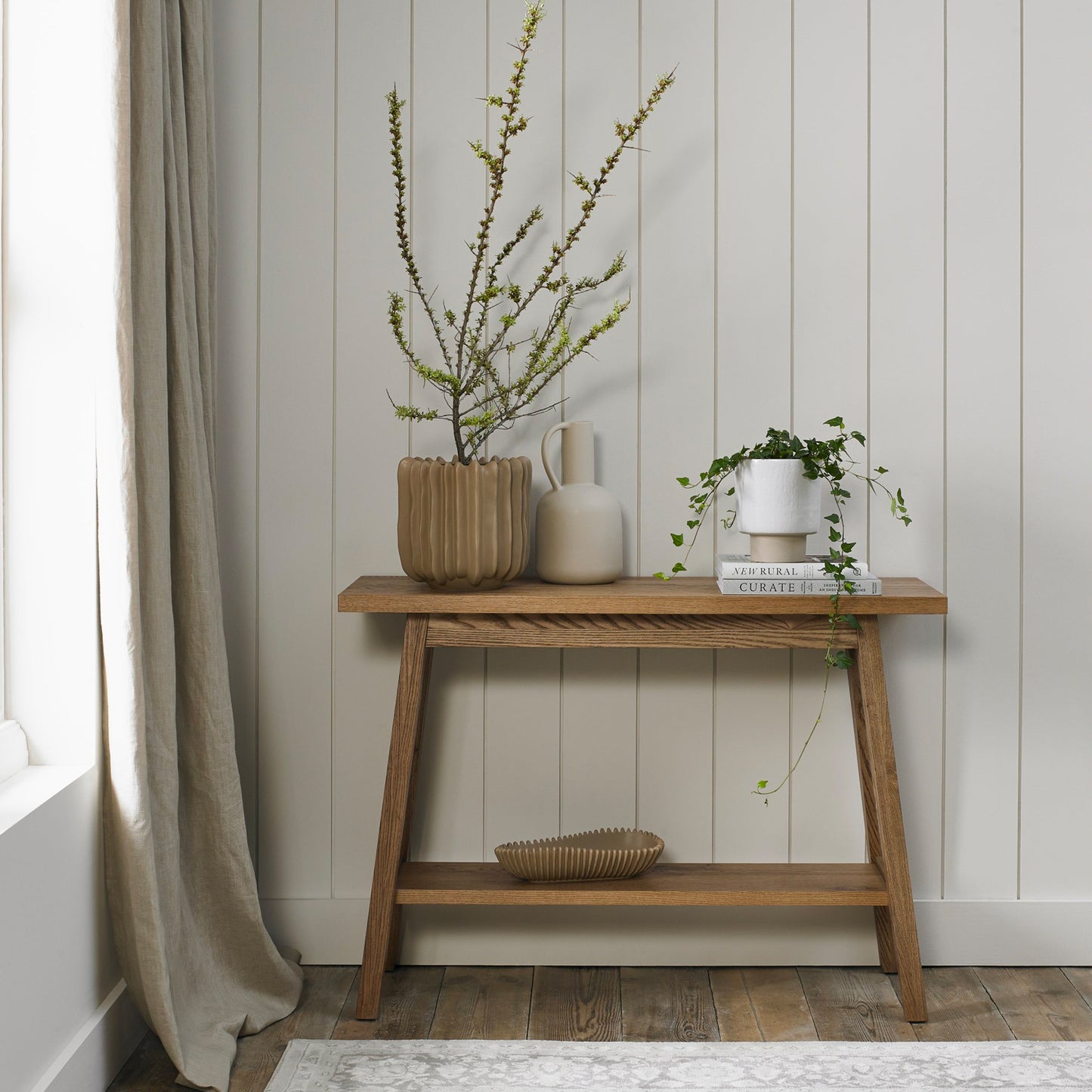 Camden Hall Table with Shelf