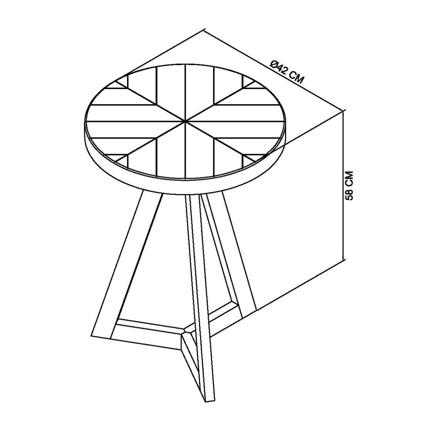 Montreal Lamp Table