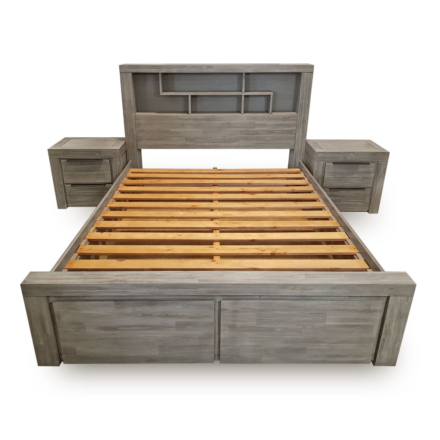 Arctic Bed Frame with Drawers