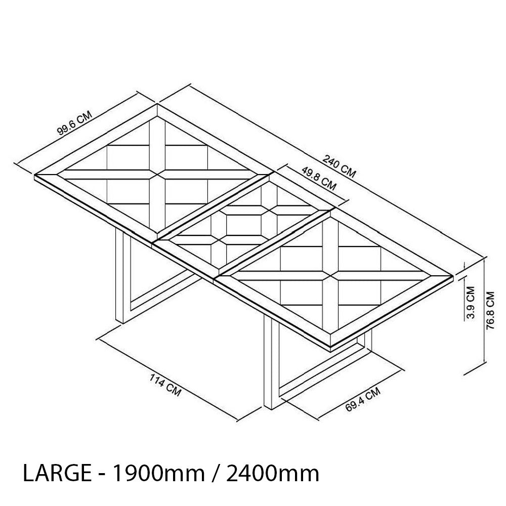 Marbella Extension Dining Table - The Furniture Store & The Bed Shop