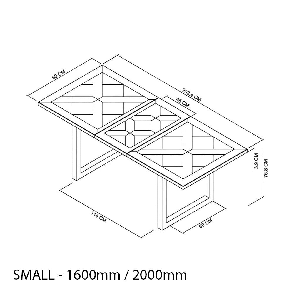 Marbella Extension Dining Table - The Furniture Store & The Bed Shop