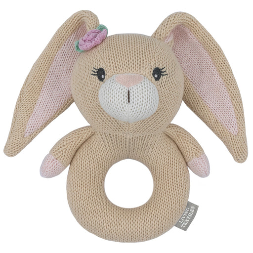 Knitted Rattle - Amelia the Bunny