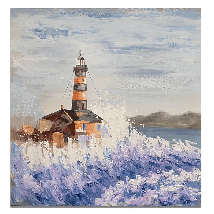 Canvas Art - Lighthouse Rock - The Furniture Store & The Bed Shop