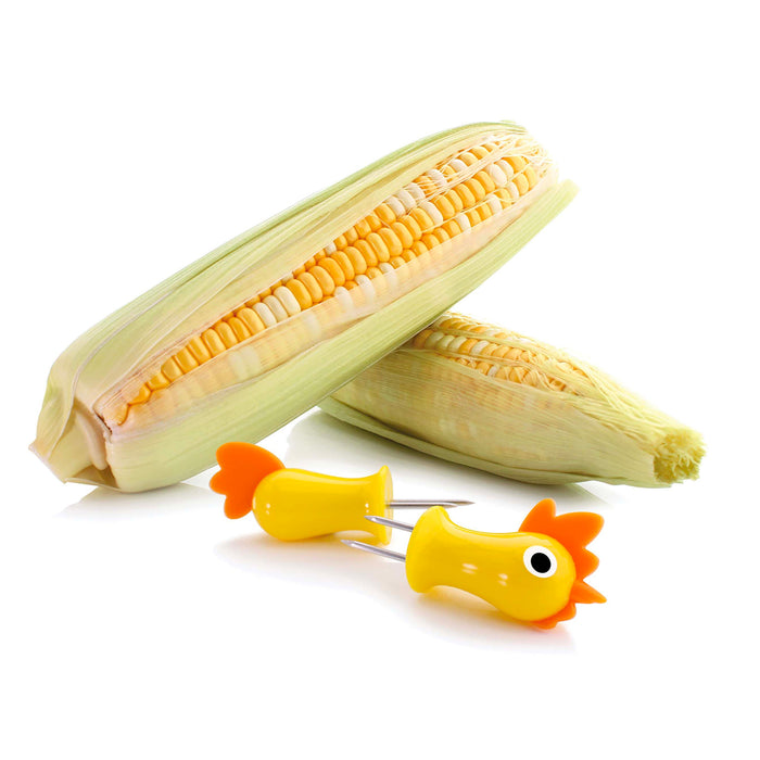 Clucky Corn Forks Set