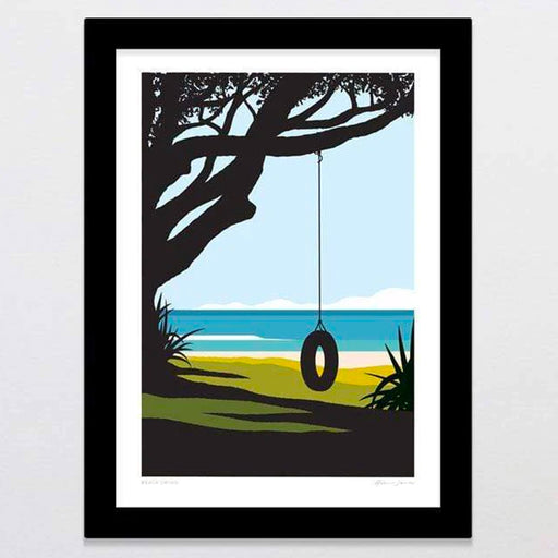 Glenn Jones Art - Beach Swing