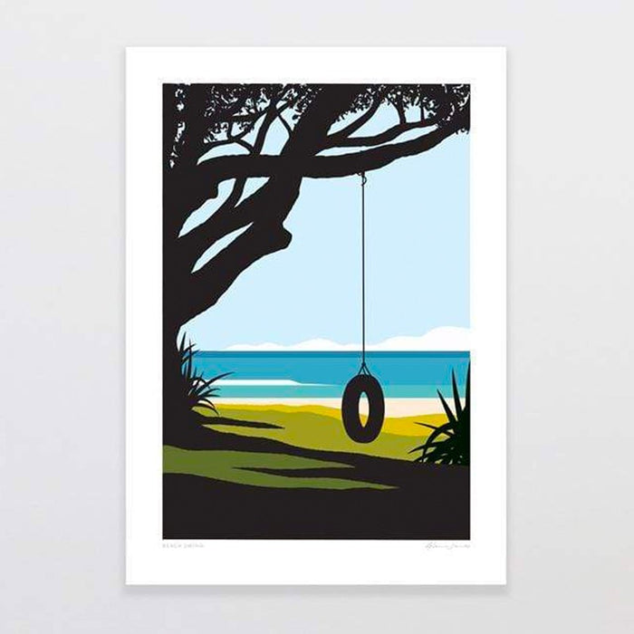 Glenn Jones Art - Beach Swing
