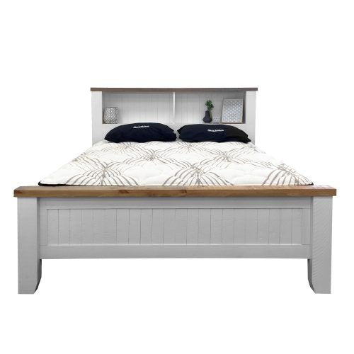 Harlow Bed Frame - Bookend Headboard with Panel Foot - The Furniture Store & The Bed Shop