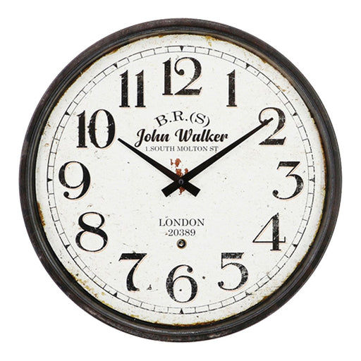 John Walker Iron Wall Clock