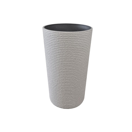 Tall Composite Rippled Pot