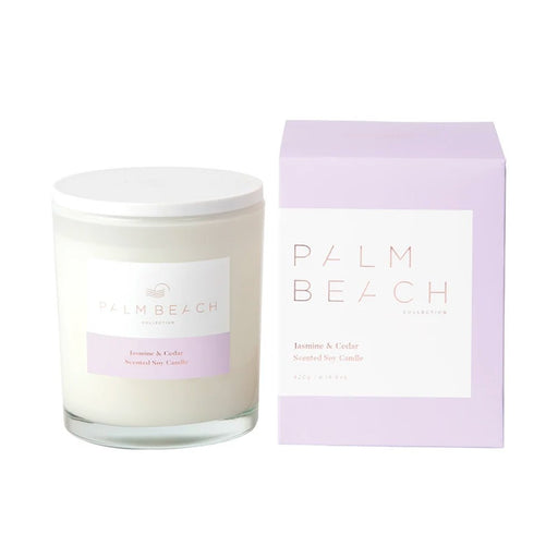 Palm Beach Candle - Jasmine & Cedar - The Furniture Store & The Bed Shop