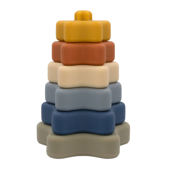 Silicone Star Stacking Tower