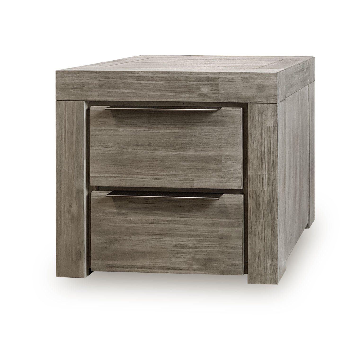 Arctic Bedside - 2 Drawers - The Furniture Store & The Bed Shop