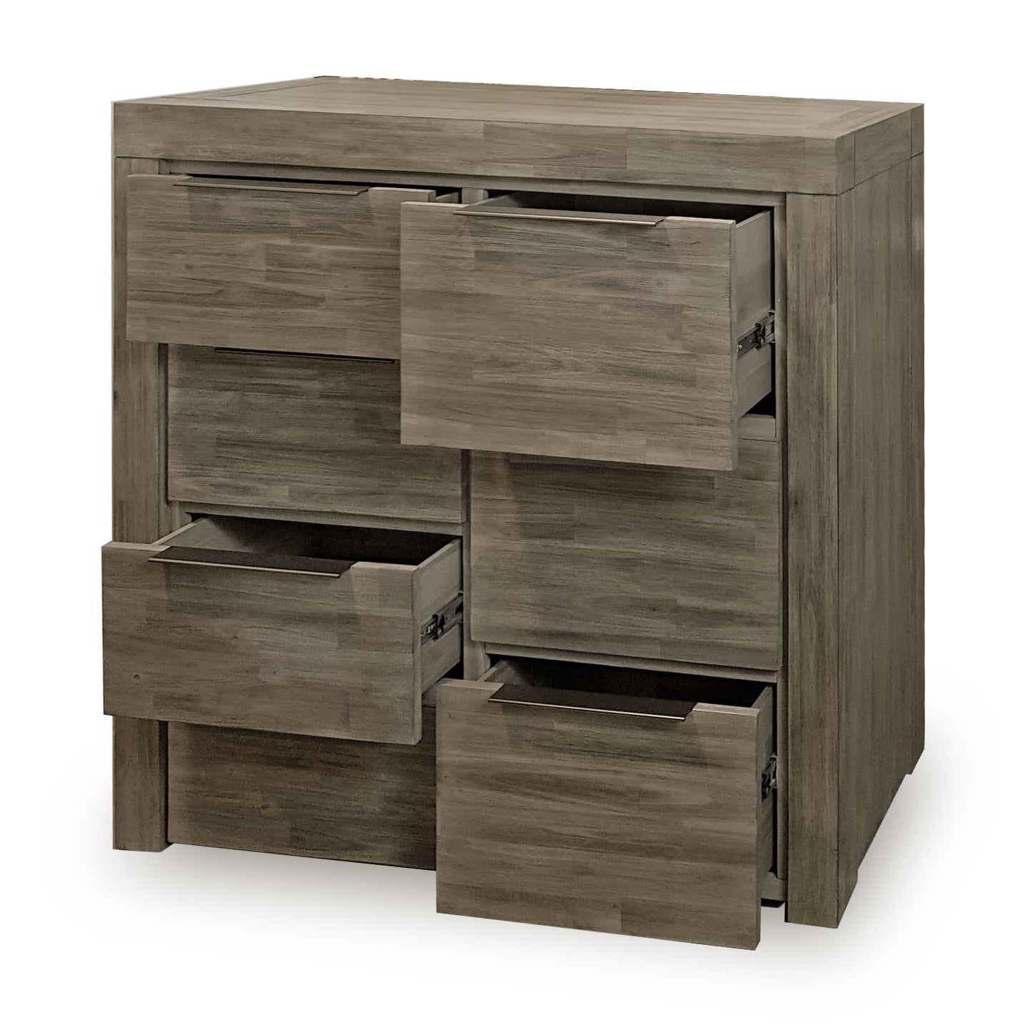 Arctic Tallboy - 7 Drawers - The Furniture Store & The Bed Shop