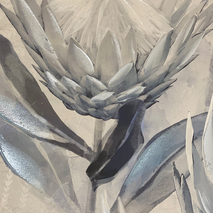 Canvas Art - Blue Proteas - The Furniture Store & The Bed Shop