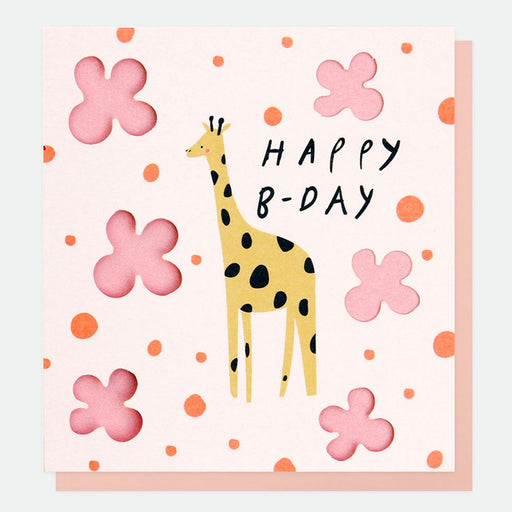 Card - Happy B'Day Giraffe