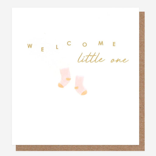 Card - Welcome Little One - Pink
