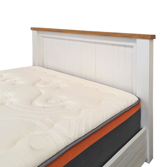 Harlow Bed Frame - Panel Headboard with Drawer Foot - The Furniture Store & The Bed Shop