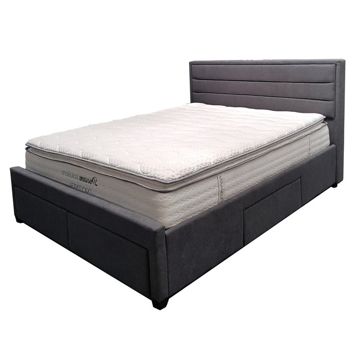 Hilton 4 Drawer Storage Bed Frame King - The Furniture Store & The Bed Shop