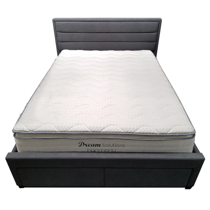 Hilton 4 Drawer Storage Bed Frame Queen - The Furniture Store & The Bed Shop