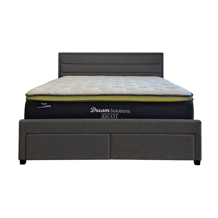 Hilton 4 Drawer Storage Bed Frame Queen - The Furniture Store & The Bed Shop