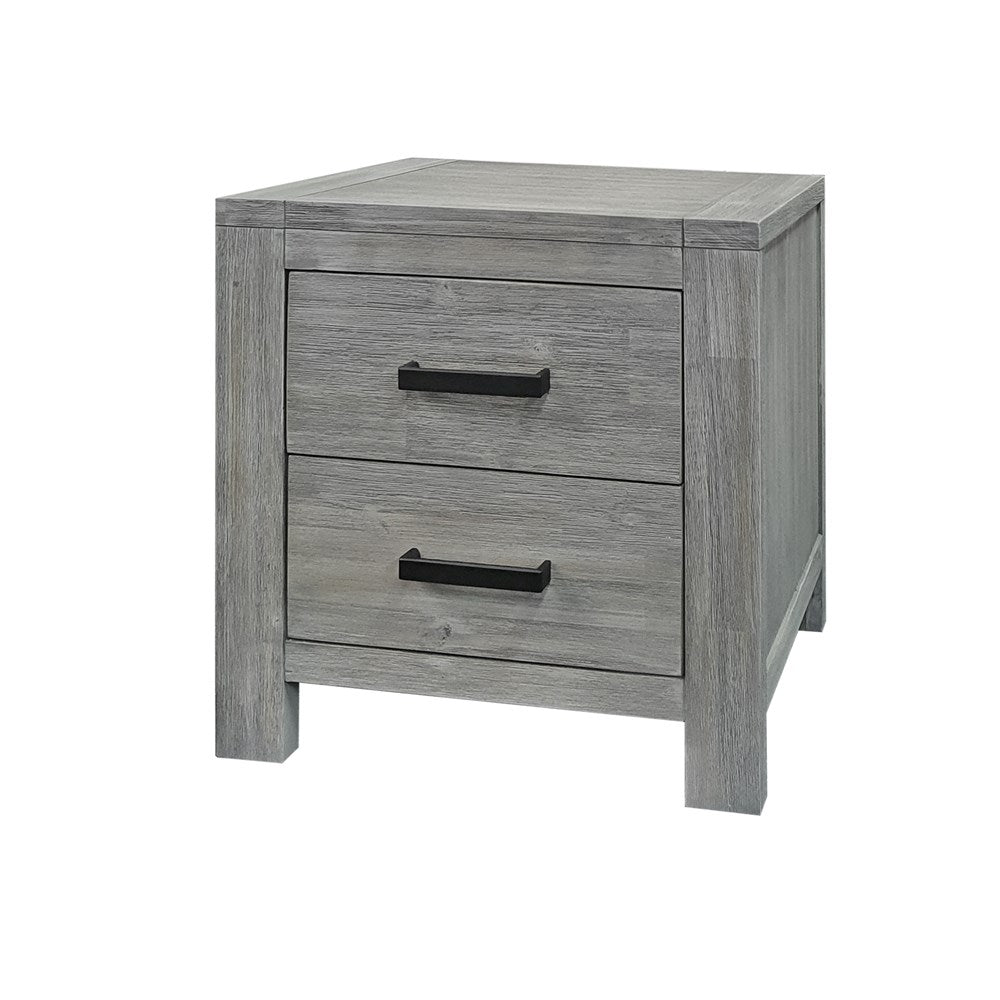 Hudson Bedside - 2 Drawer - The Furniture Store & The Bed Shop