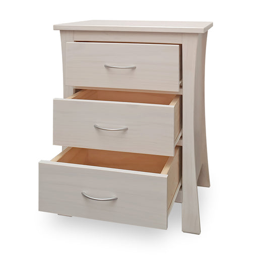Maddison Bedside - 3 Drawer - The Furniture Store & The Bed Shop