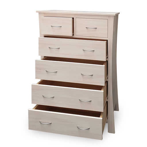 Maddison Tallboy - 6 Drawer (2 over 4) - The Furniture Store & The Bed Shop