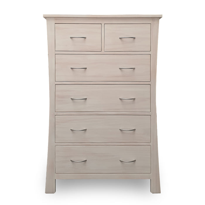 Maddison Tallboy - 6 Drawer (2 over 4) - The Furniture Store & The Bed Shop