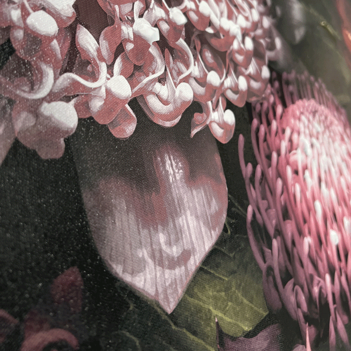 Canvas Art - Midnight Proteas - The Furniture Store & The Bed Shop
