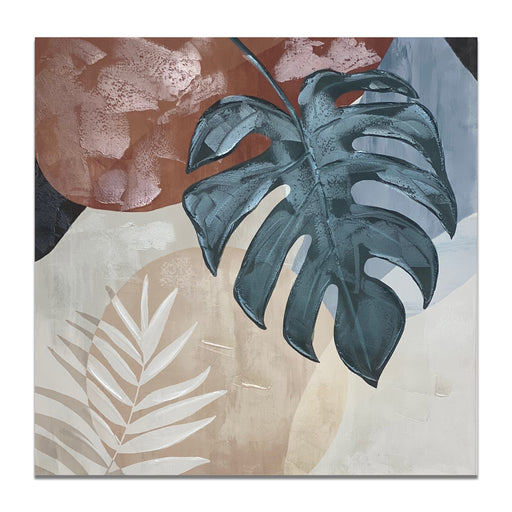 Canvas Art - Monstera Leaf Abstract - The Furniture Store & The Bed Shop