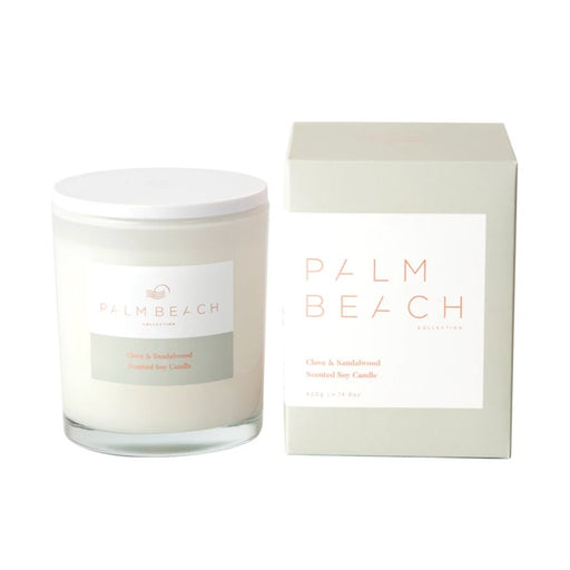 Palm Beach Candle - Clove & Sandalwood - The Furniture Store & The Bed Shop