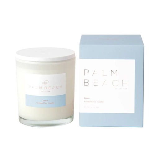 Palm Beach Candle - Linen - The Furniture Store & The Bed Shop