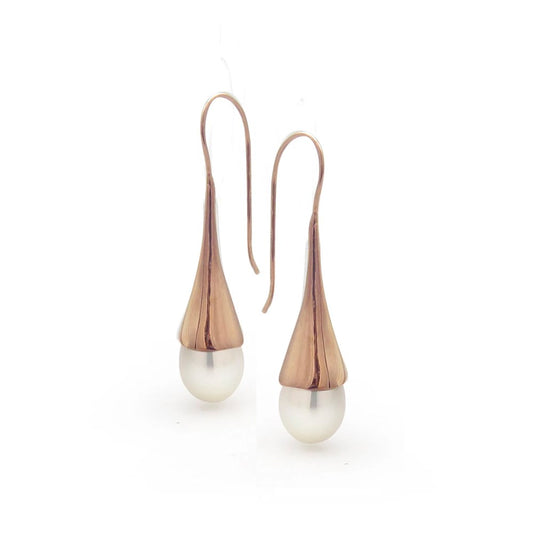 Pearl Bell Drop Earrings - The Furniture Store & The Bed Shop